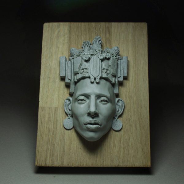 sculpture mayan polymer clay
